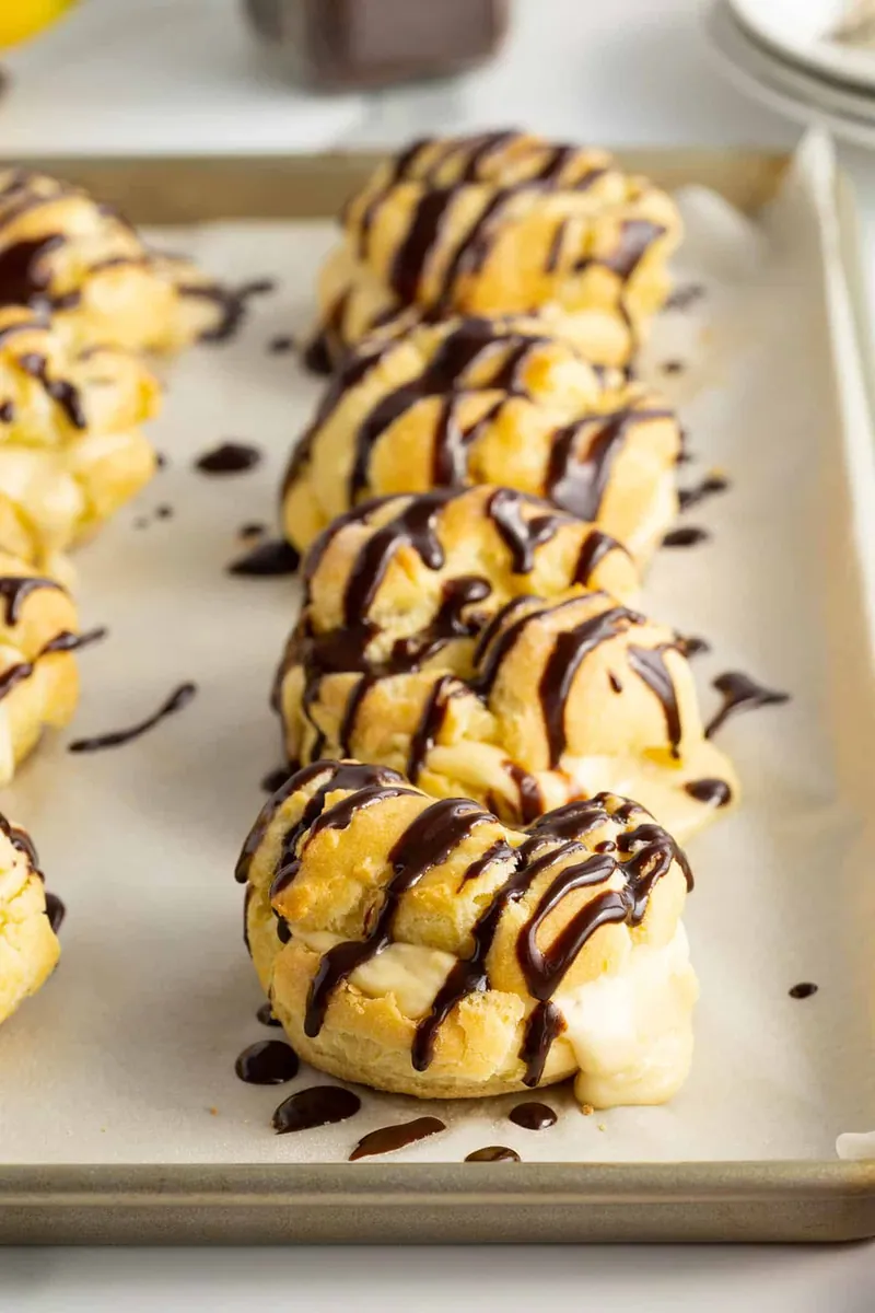 Banana Cream Puffs