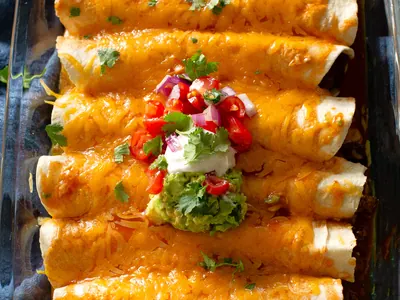 Beef Enchiladas with ground beef