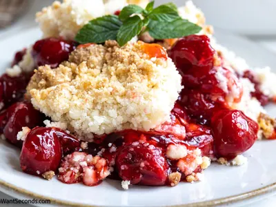 Cherry Cake Mix Cobbler