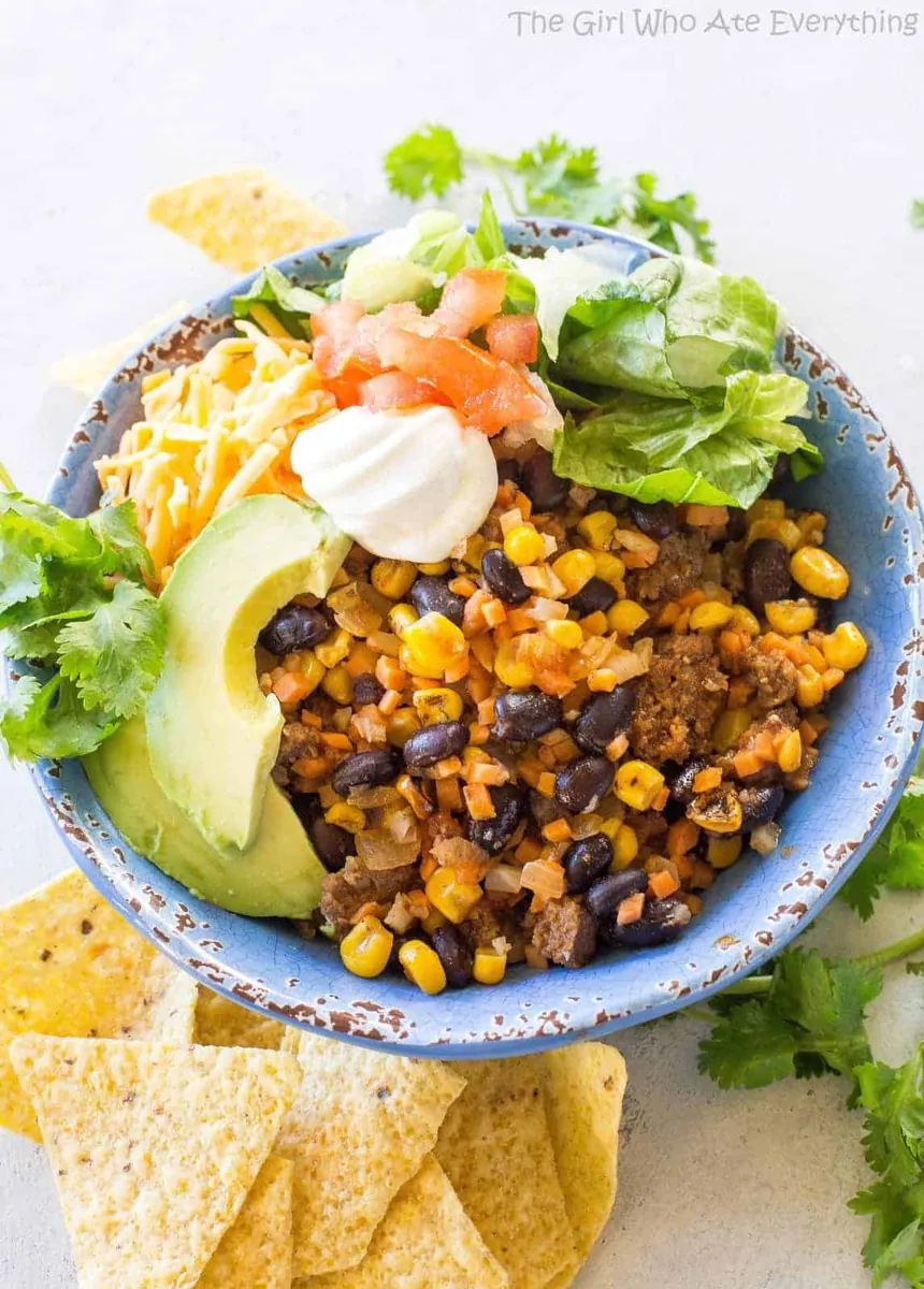 Beef Burrito Bowls