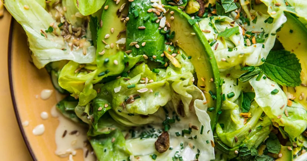 Butter Lettuce Tahini Salad