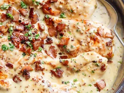 Honey Mustard Chicken With Bacon