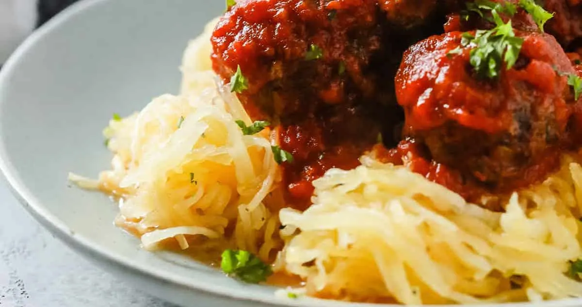 Spaghetti Squash Meatballs