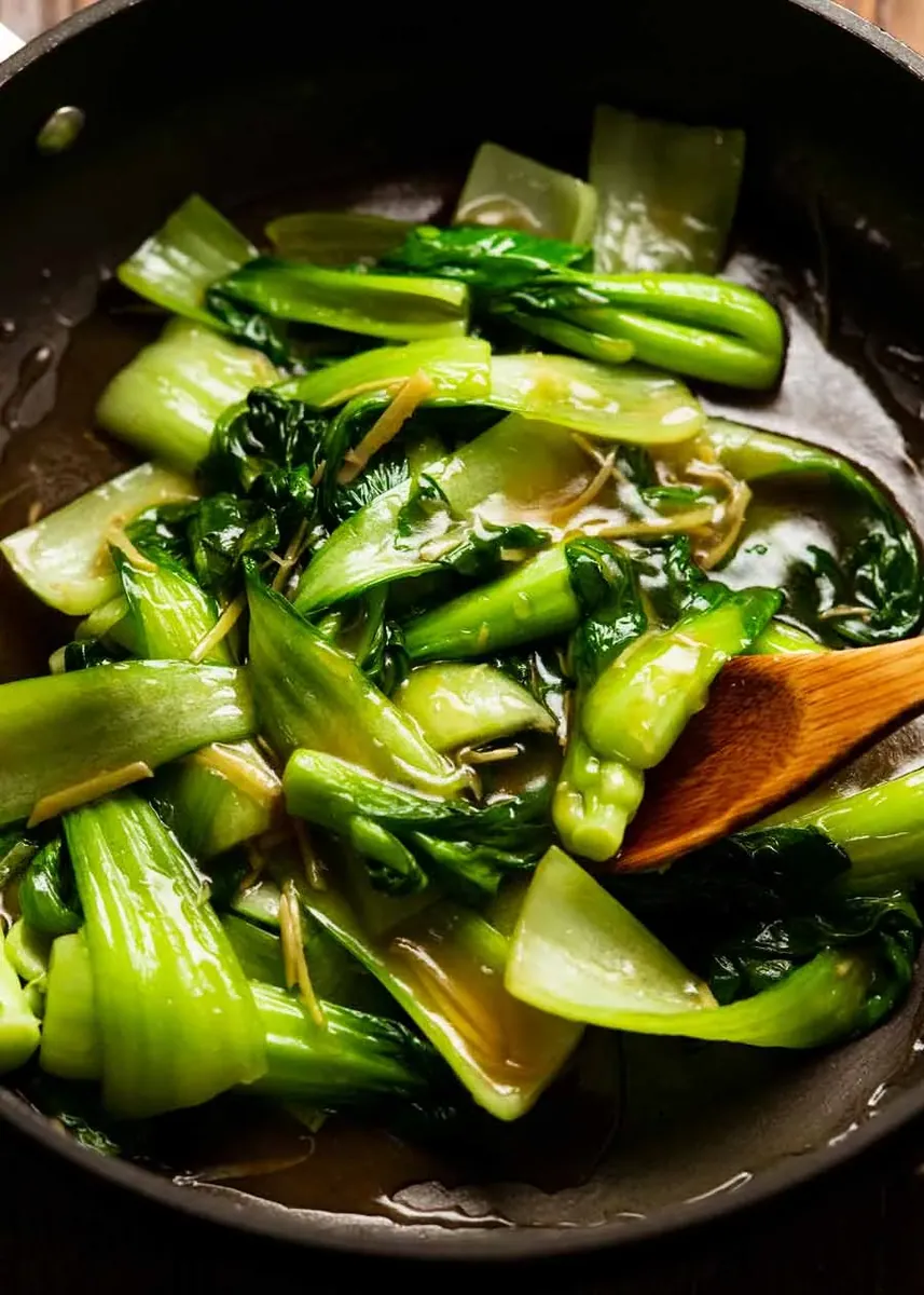 Ginger Sauce Bok Choy